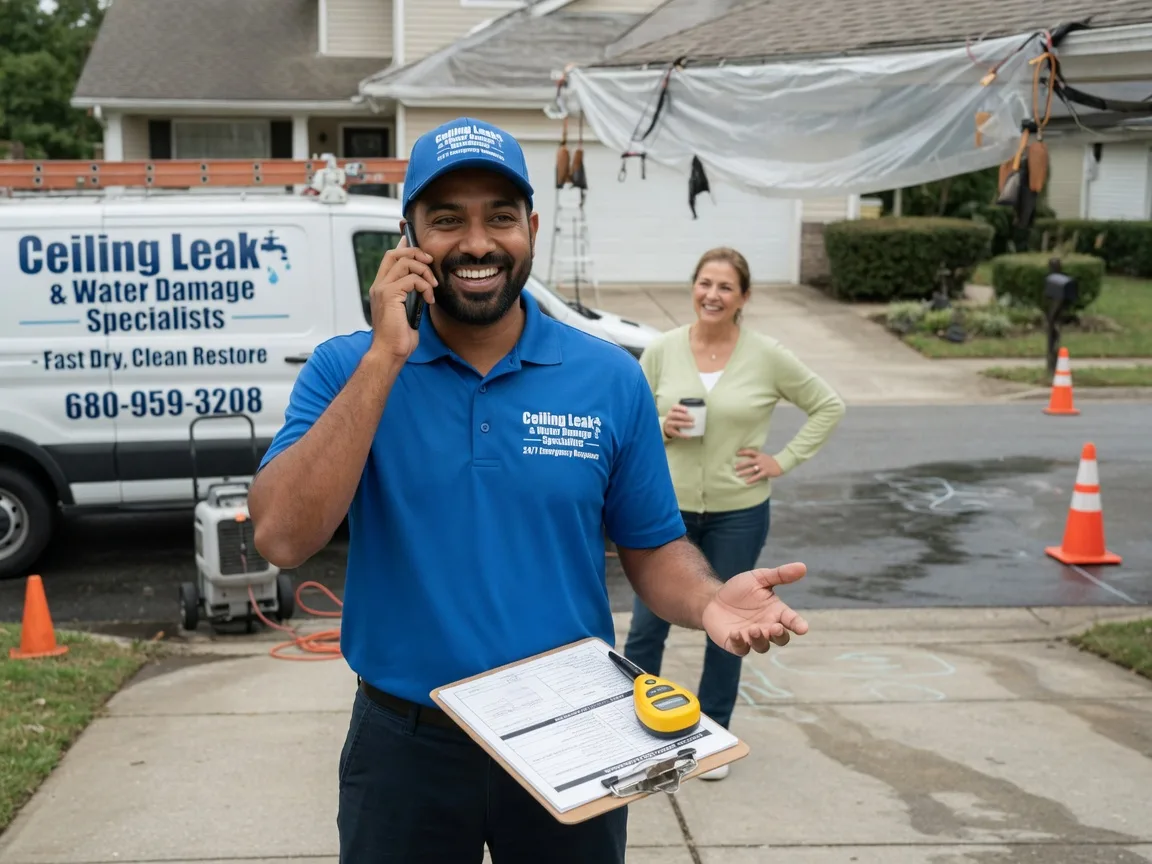 Ceiling Leak Cleanup Clinton, UT FAQs
